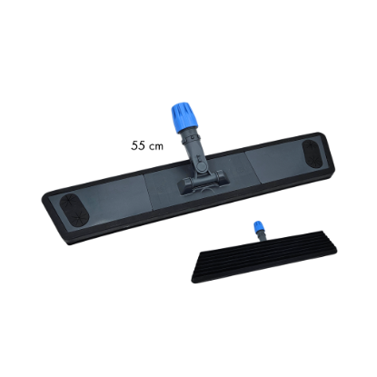 Bild von TrapezHalter mit Gummilamellen – für Einweg- Staubbindetücher, Öltücher oder imprägnierte- / Vliestücher